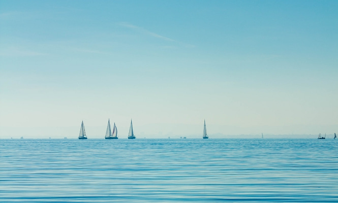 Sea of Cala Ferrera beach